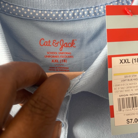 NWT xxl (18) Lt. Blue Uniform Shirt - Picture 8 of 10